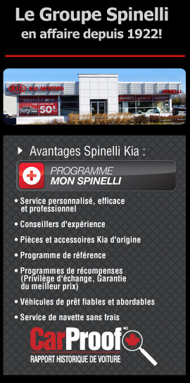 Auto occasion Montréal - Spinelli Kia